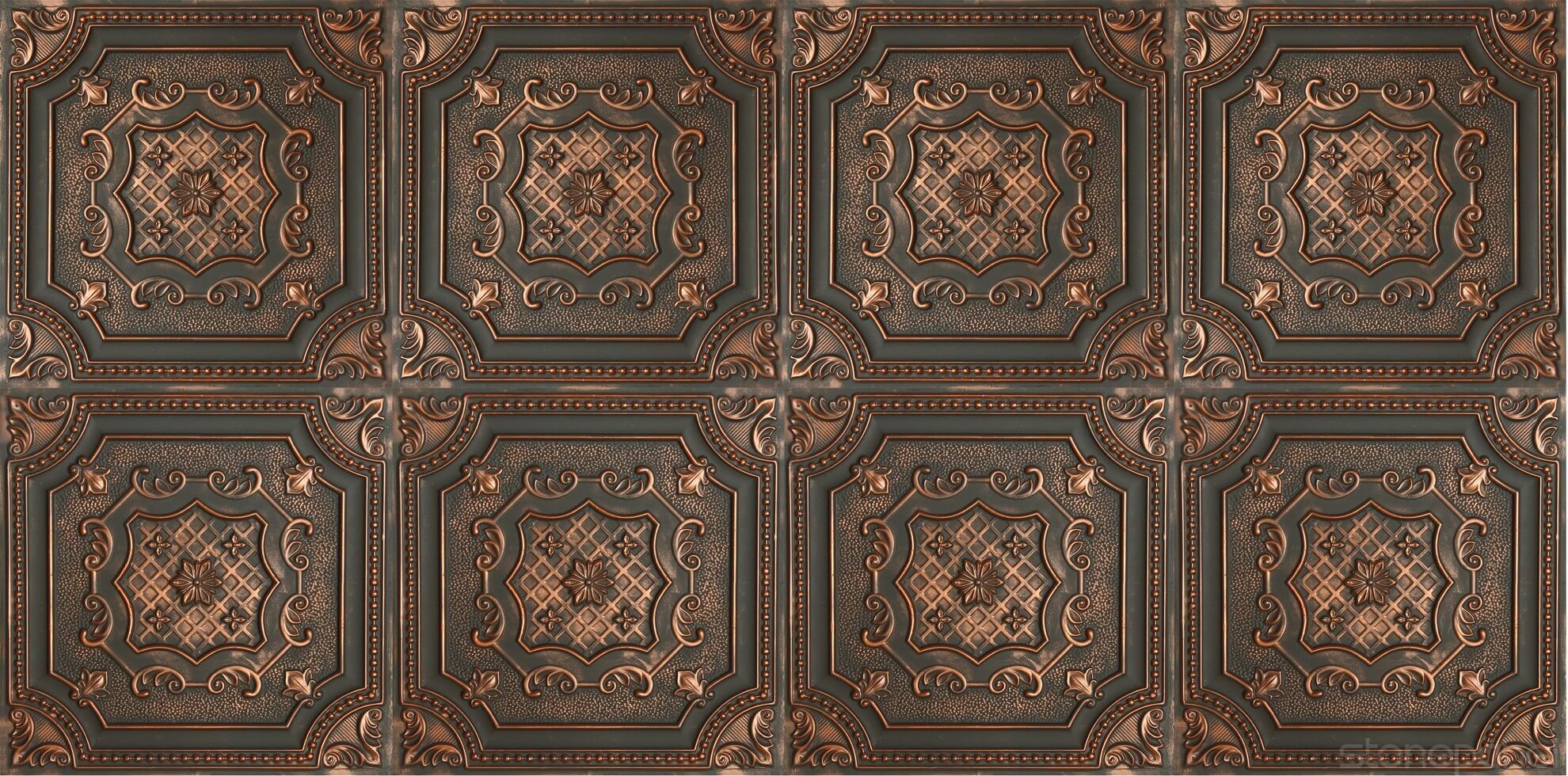 Alhambra tavan karosu - Argent Copper - zerda stone Alhambra tavan karosu - Argent Copper - zerda stone