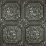 Alhambra tavan karosu - Argent Noir - zerda stone