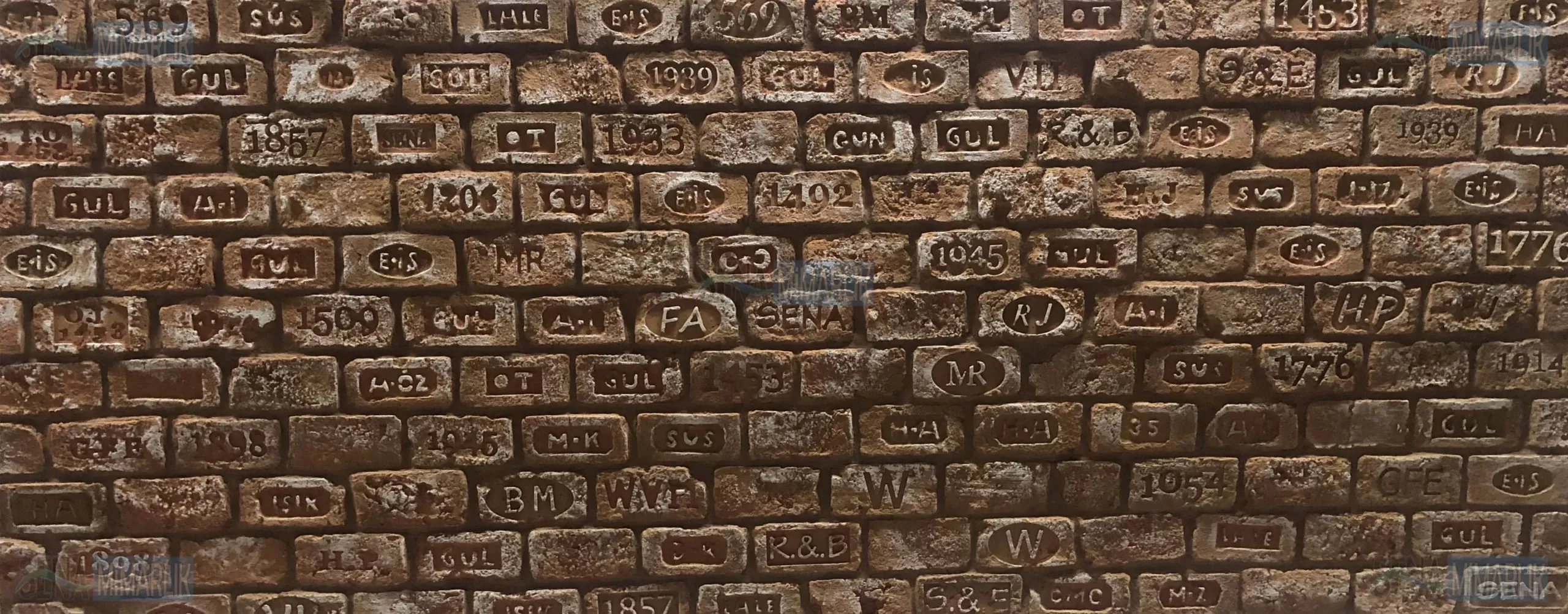 Ladrillo Scritto tuğla panelleri - Bianca - zerda stone Ladrillo Scritto tuğla panelleri - Bianca - zerda stone