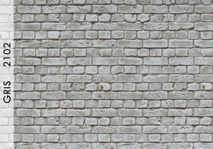 Brique Tuğla Panel - Gris - zerda stone