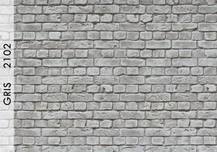 Brique Tuğla Panel - Gris - zerda stone