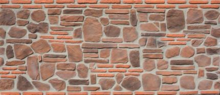 Pedras taş duvar panelleri - Marron - zerda stone
