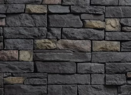 Volantis dekoratif tas - Antracıta - zerda stone