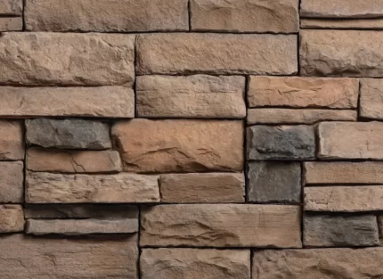 Volantis dekoratif tas - Marron - zerda stone