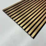 Gold Slim Duvar Kaplama Paneli 60cmx280cm | Modern Ahşap Görünümlü Dekorasyon