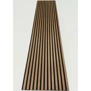Teak 60x280 cm Slim Duvar Paneli | Modern Ahşap Görünümlü Dekorasyon